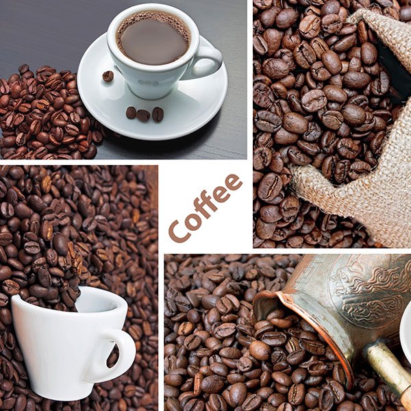 Wandtattoos: Verschiedene Kaffeesorten