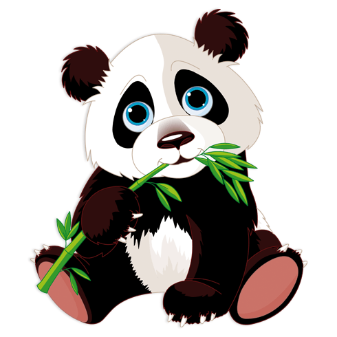 Kinderzimmer Wandtattoo: Welpe Pandabär