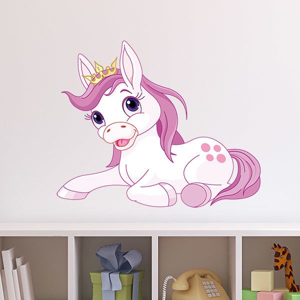 Kinderzimmer Wandtattoo: Poni