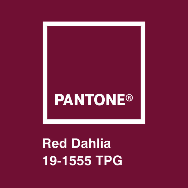 Wandtattoos: Pantone Red Dahlia