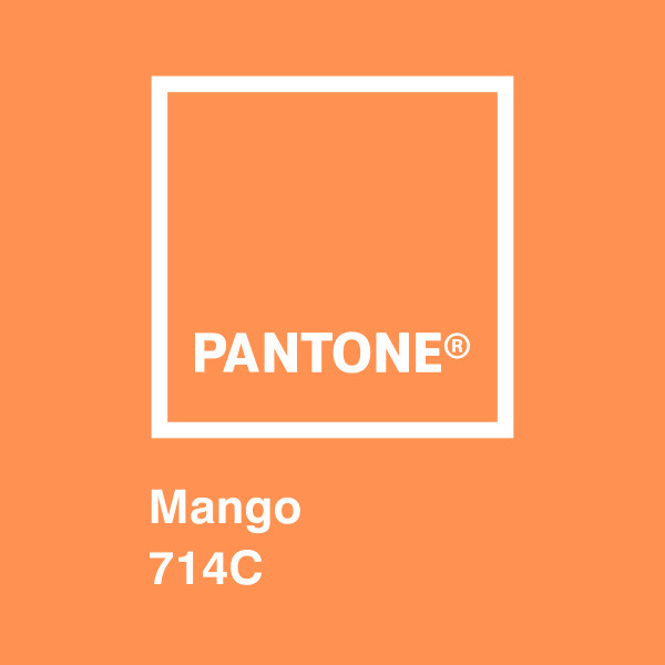 Wandtattoos: Pantone Mango