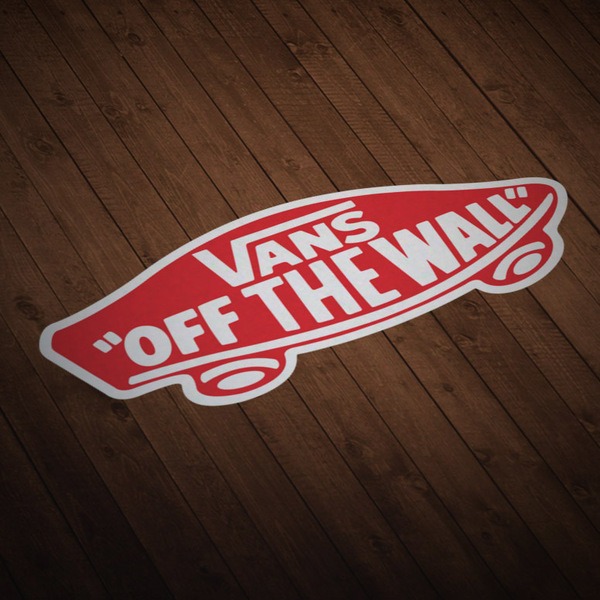 Aufkleber: Vans off the wall rot