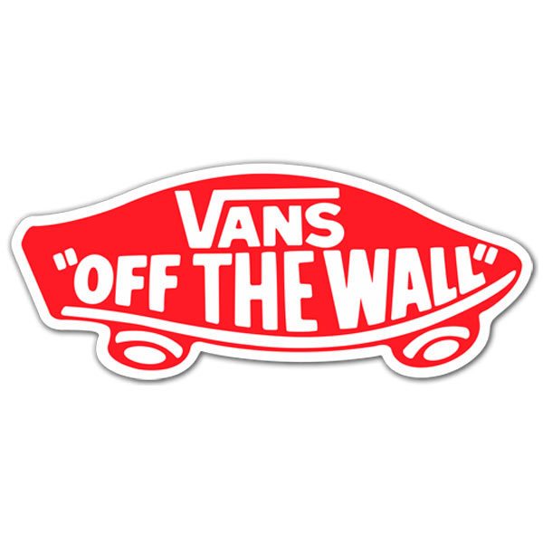 Aufkleber: Vans off the wall rot