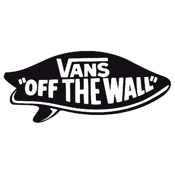 Aufkleber: Vans Off The Wall Surfbrett