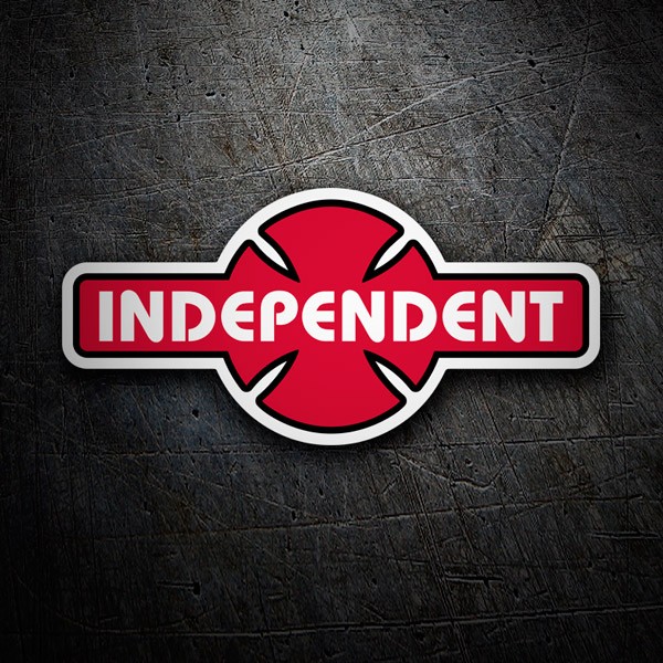 Aufkleber: Independent Truk Company retro rot