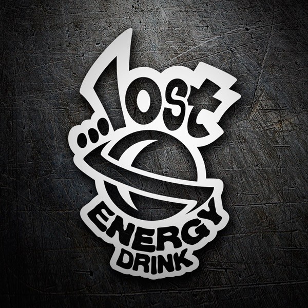 Aufkleber: Lost Energy Drink