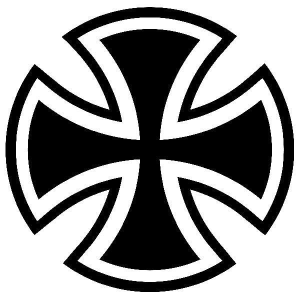 Aufkleber: Independent Truk Company Kreuz
