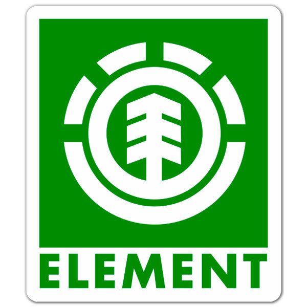 Aufkleber: Element grün