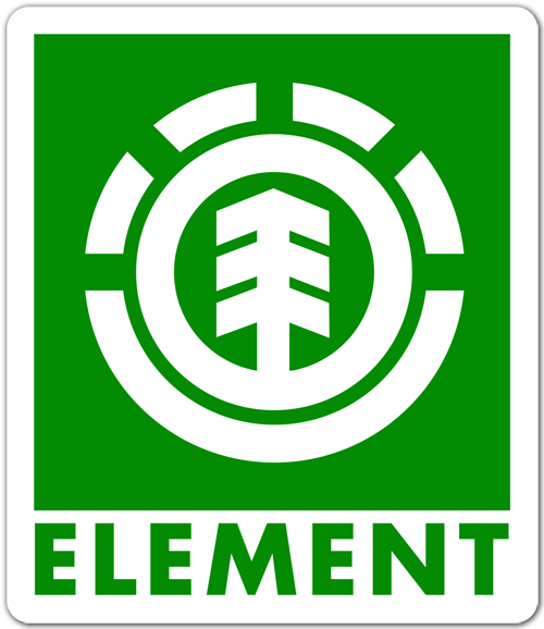 Aufkleber: Element grün