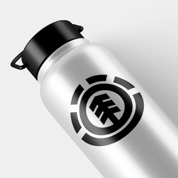 Aufkleber: Stilisiertes Element-Logo