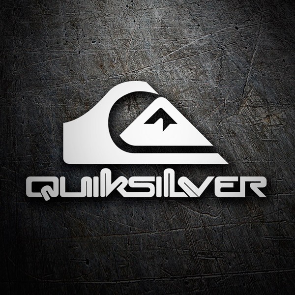 Aufkleber: Quiksilver Logo mit Buchstaben