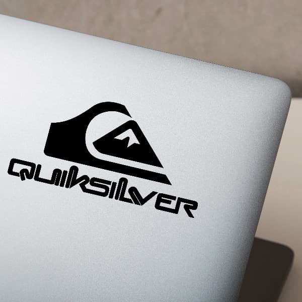 Aufkleber: Quiksilver Logo mit Buchstaben