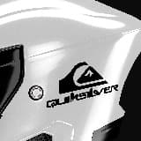 Aufkleber: Quiksilver Logo mit Buchstaben 5