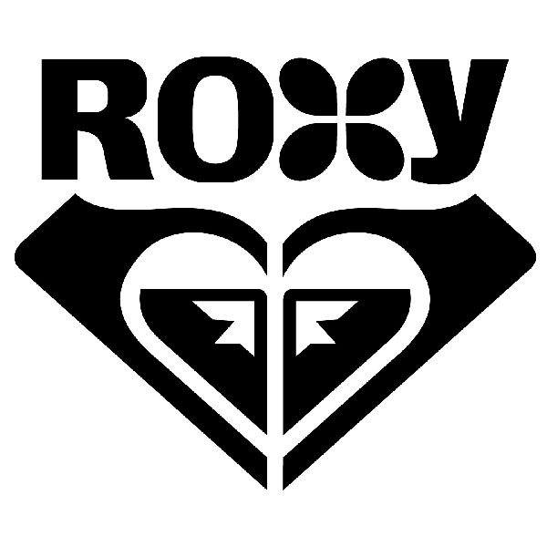 Aufkleber: Roxy mit Logo
