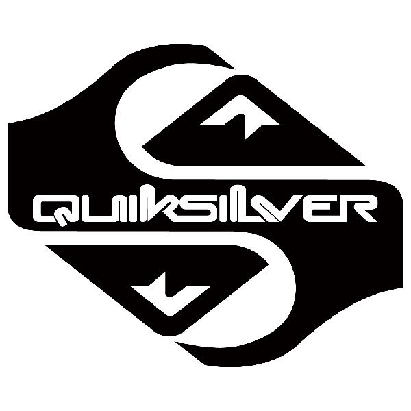 Aufkleber: Quiksilver Doppellogo