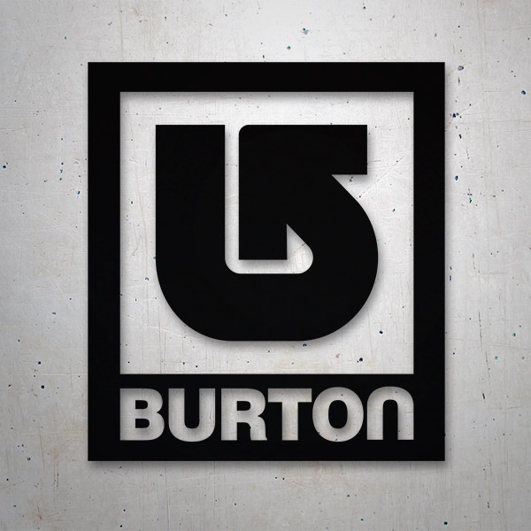 Aufkleber: Burton retro
