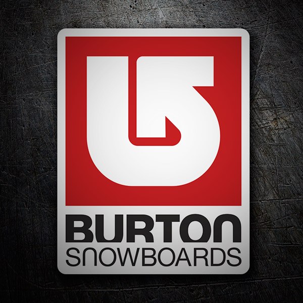 Aufkleber: Burton Logo Snowboards