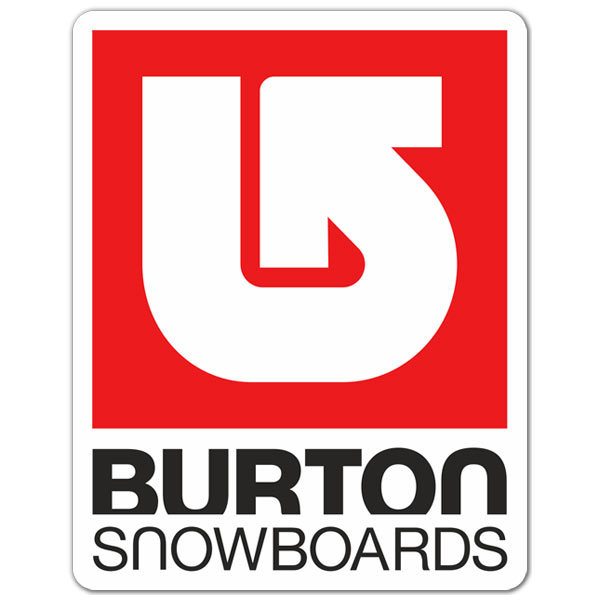 Aufkleber: Burton Logo Snowboards