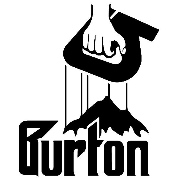 Aufkleber: Burton Godfather