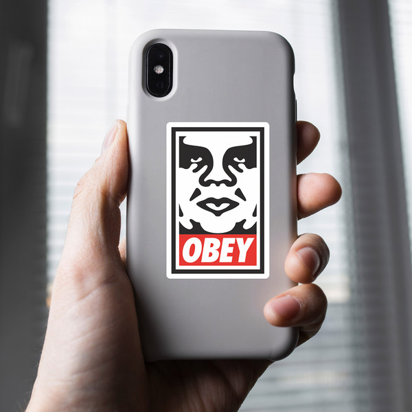 Aufkleber: Obey 4