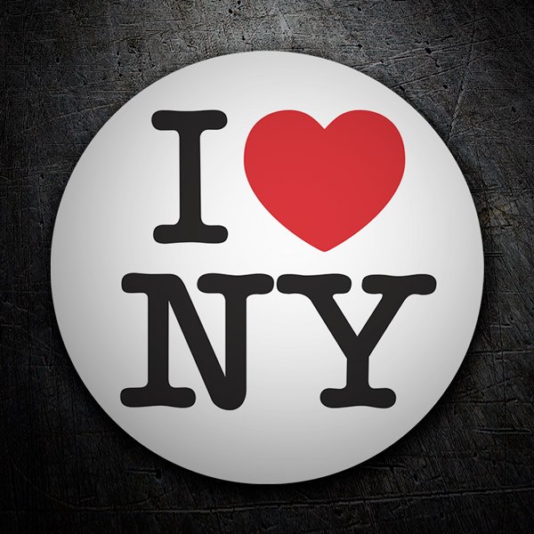 Aufkleber: I love NY (New York)