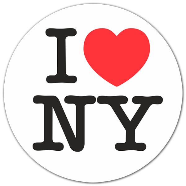 Aufkleber: I love NY (New York)