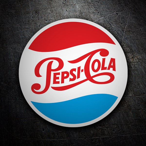 Aufkleber: Pepsi Cola Logo 1950