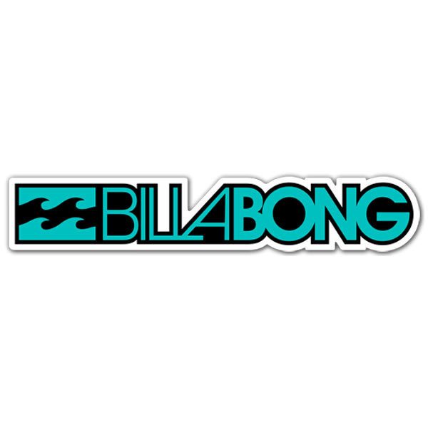 Aufkleber: Billabong türkisblau