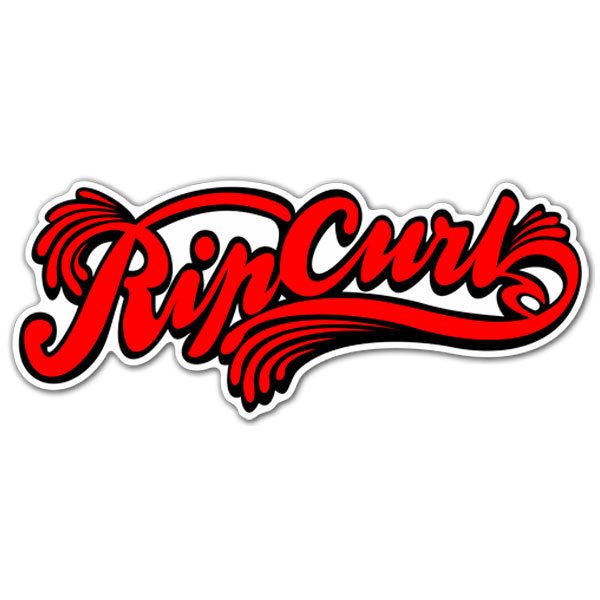 Aufkleber: Rip Curl retro