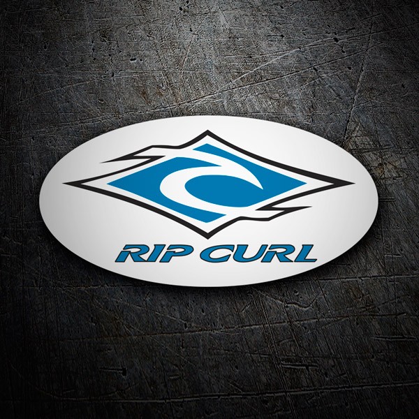 Aufkleber: Rip Curl oval