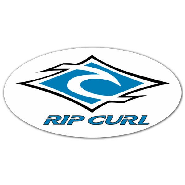 Aufkleber: Rip Curl oval