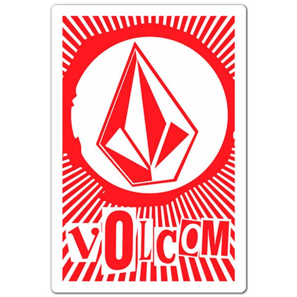 Aufkleber: Volcom retro