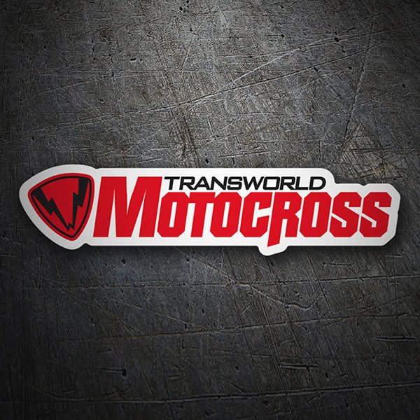 Aufkleber: Transworld Motocross Logo