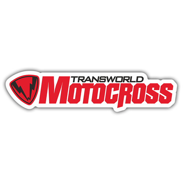 Aufkleber: Transworld Motocross Logo