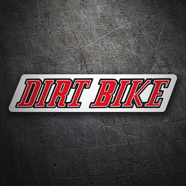 Aufkleber: Dirt Bike