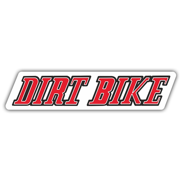 Aufkleber: Dirt Bike