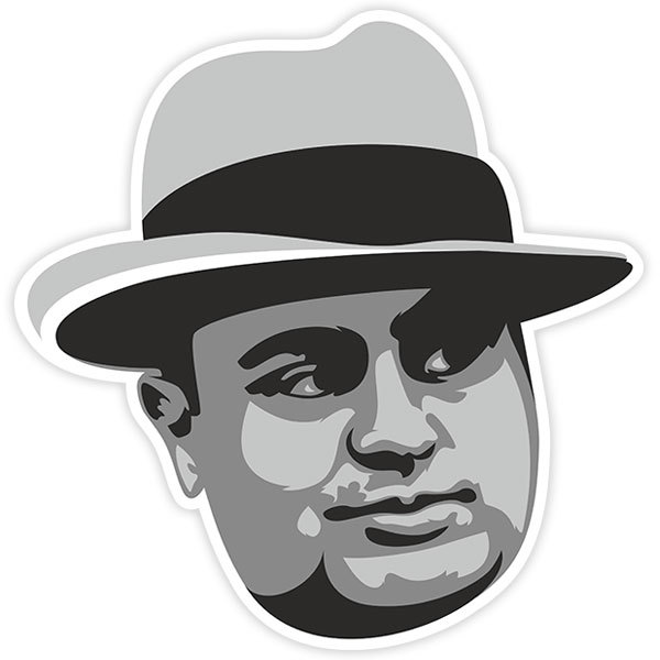 Aufkleber: Al Capone