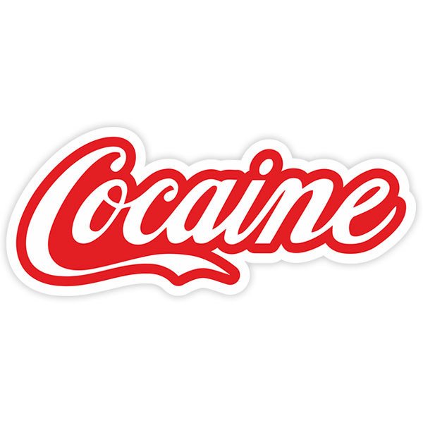 Aufkleber: Cocaine