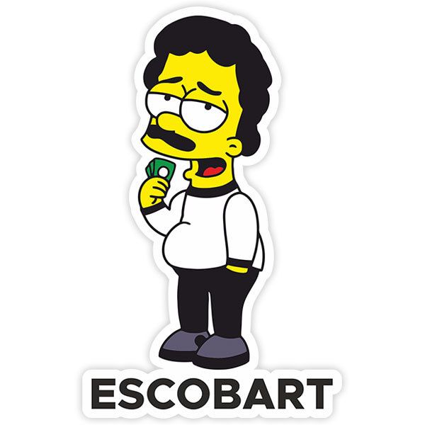 Aufkleber: EscoBart