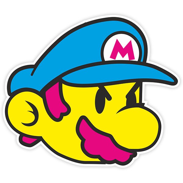 Aufkleber: Mario Bros Classic