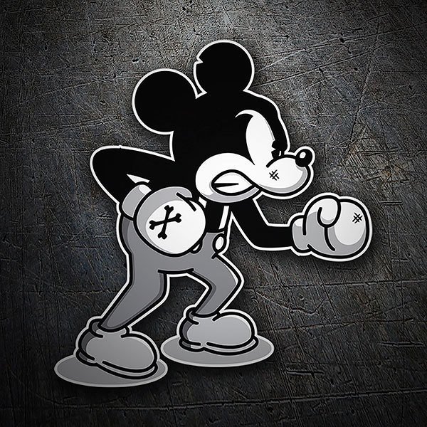 Aufkleber: Mickey Maus Retro