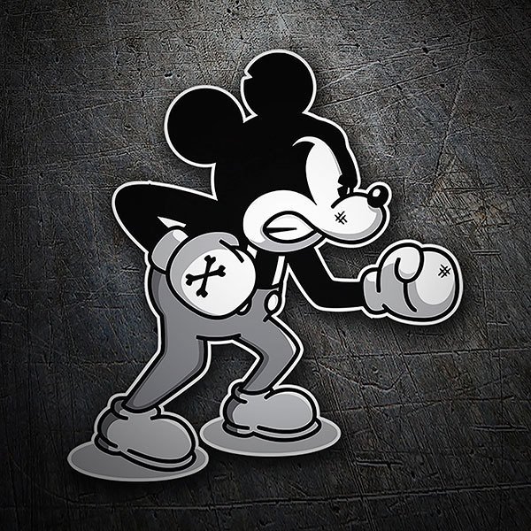 Kinderzimmer Wandtattoo: Mickey Maus Retro