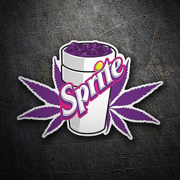 Aufkleber: Sprite Marihuana