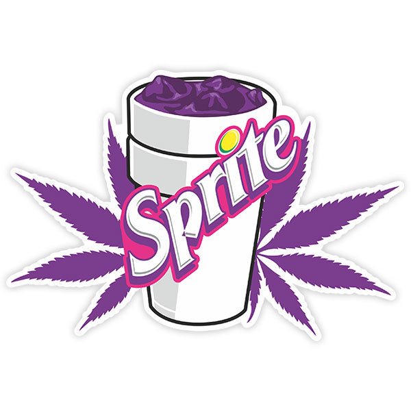 Aufkleber: Sprite Marihuana