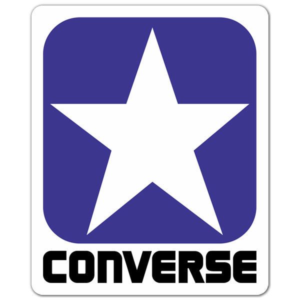 Aufkleber: Converse blau