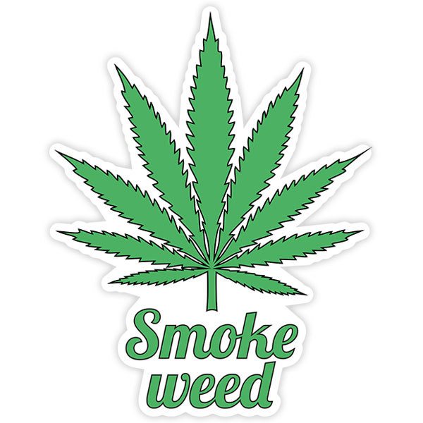 Aufkleber: Smoke Weed