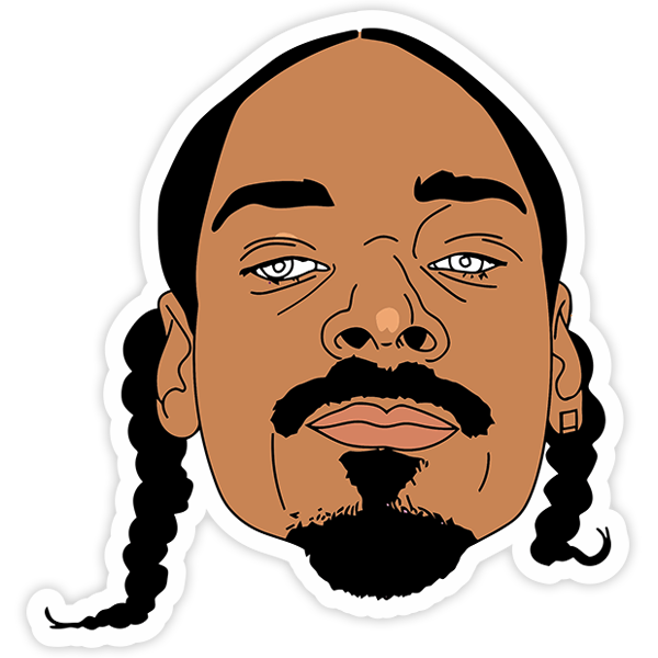 Aufkleber: Snoop Dogg