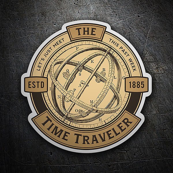 Aufkleber: Time Traveler Astrolabium