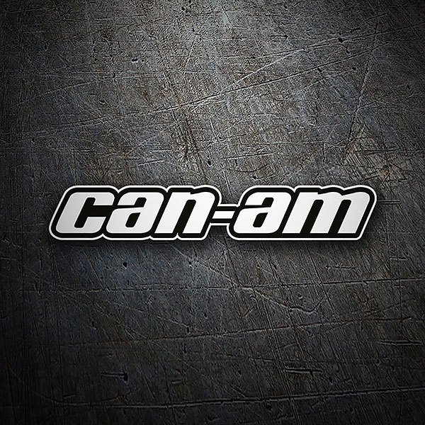 Aufkleber: Can-Am Typografie