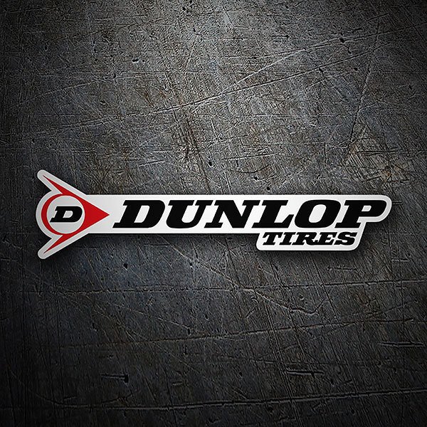 Aufkleber: Dunlop Tires Logo